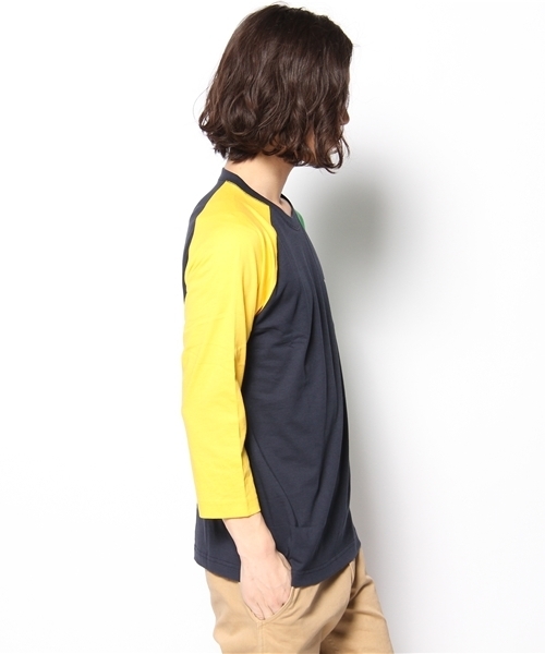 adidas Originals(アディダスオリジナルス)の「2013 アディダス 日本企画 マルチ ラグラン COLOR 3/4 TEE(Tシャツ/カットソー・メンズ・ホワイト/ネイビー・LARGE/SMALL/MEDIUM/X-LARGE/XX-LARGE)」の4枚目の写真