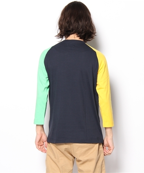 adidas Originals(アディダスオリジナルス)の「2013 アディダス 日本企画 マルチ ラグラン COLOR 3/4 TEE(Tシャツ/カットソー・メンズ・ホワイト/ネイビー・LARGE/SMALL/MEDIUM/X-LARGE/XX-LARGE)」の5枚目の写真