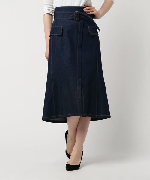 Mystrada マイストラーダ の デニムラップスカート スカート Wear