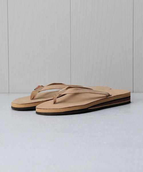 RAINBOW SANDALS（レインボーサンダル）の「＜RAINBOW SANDALS＞DOUBLE LAYER NARROW SANDALS/サンダル（サンダル・レディース・ダークブラウン/ベージュ・6/8/7）」の5枚目の写真