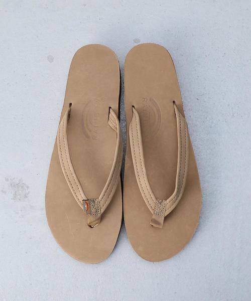 RAINBOW SANDALS（レインボーサンダル）の「＜RAINBOW SANDALS＞DOUBLE LAYER NARROW SANDALS/サンダル（サンダル・レディース・ダークブラウン/ベージュ・6/8/7）」の4枚目の写真