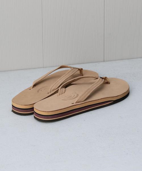 RAINBOW SANDALS（レインボーサンダル）の「＜RAINBOW SANDALS＞DOUBLE LAYER NARROW SANDALS/サンダル（サンダル・レディース・ダークブラウン/ベージュ・6/8/7）」の9枚目の写真