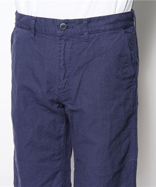 Denime（ドゥニーム）の「CL WASHED CLOTH SHORT TROUSERS/コットンリネンショーツ（スラックス・メンズ・ブラック/ホワイト/ネイビー・SMALL/MEDIUM/LARGE）」の7枚目の写真