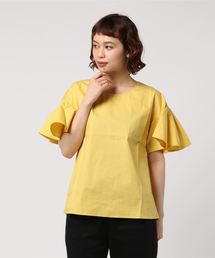 KOBE LETTUCE | 選べる3type[スキッパー/裾フレア/袖フリル]コットン100%ブラウストップス/レディース[C3265]神戸レタス(シャツ/ブラウス)