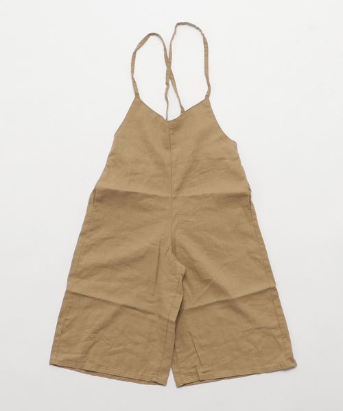 GLOBAL WORK（グローバルワーク）の「【キッズ】リネンキャミサロペットパンツ/794396（サロペット/オーバーオール・キッズ・ブラック/ベージュ・SMALL/LARGE/XX-LARGE/X-LARGE/MEDIUM）」の9枚目の写真