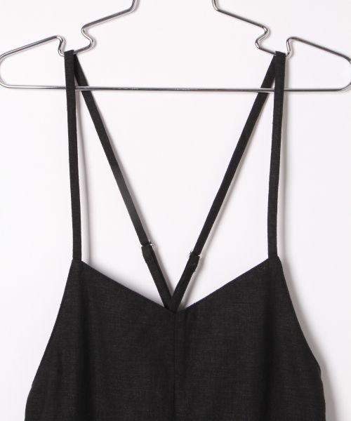 GLOBAL WORK（グローバルワーク）の「【キッズ】リネンキャミサロペットパンツ/794396（サロペット/オーバーオール・キッズ・ブラック/ベージュ・SMALL/LARGE/XX-LARGE/X-LARGE/MEDIUM）」の3枚目の写真