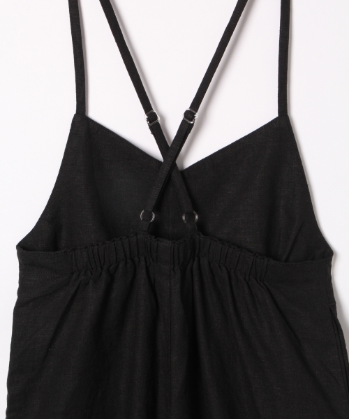 GLOBAL WORK（グローバルワーク）の「【キッズ】リネンキャミサロペットパンツ/794396（サロペット/オーバーオール・キッズ・ブラック/ベージュ・SMALL/LARGE/XX-LARGE/X-LARGE/MEDIUM）」の7枚目の写真