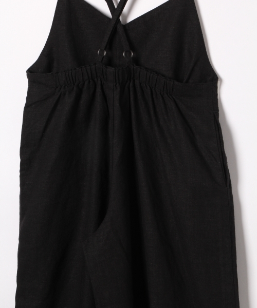 GLOBAL WORK（グローバルワーク）の「【キッズ】リネンキャミサロペットパンツ/794396（サロペット/オーバーオール・キッズ・ブラック/ベージュ・SMALL/LARGE/XX-LARGE/X-LARGE/MEDIUM）」の5枚目の写真