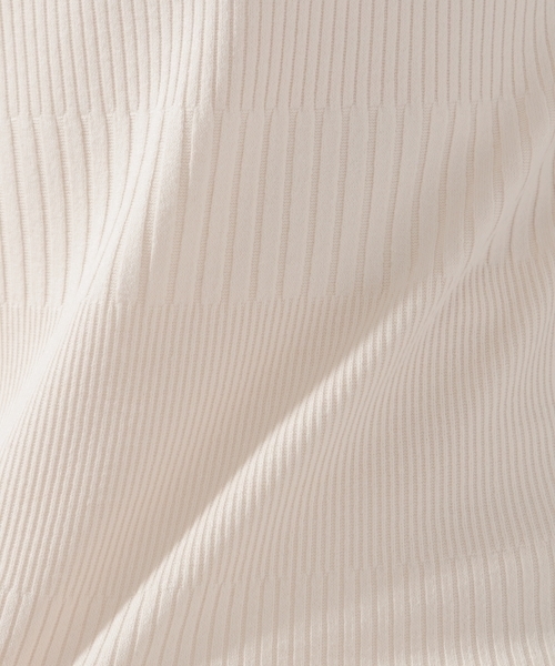 laboratory work（ラボラトリーワーク）の「カワリテレコノースリーブ（ニット/セーター・レディース・オフホワイト/ブラック/ブルー・MEDIUM）」の13枚目の写真