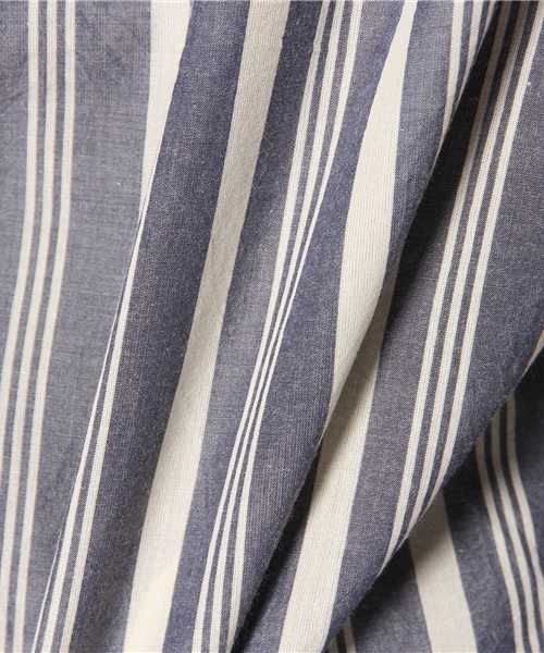 chambre de charme（シャンブルドゥシャーム）の「高密度ストライプ　PO（シャツ/ブラウス・レディース・ホワイト×レッド/ホワイト×ブラック/ホワイト×ネイビー・FREE）」の9枚目の写真