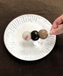 削ぎ目陶器プレートL