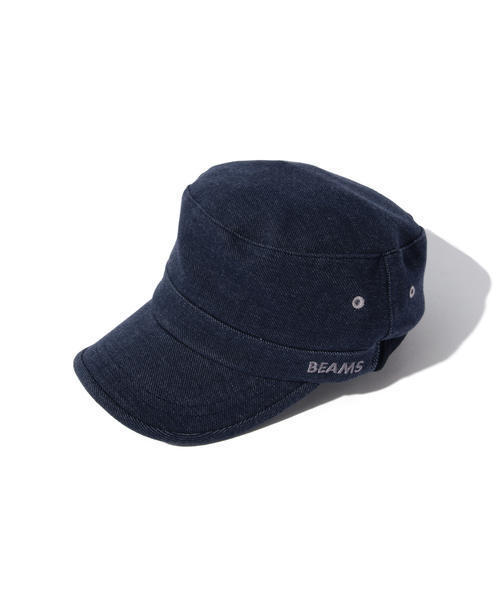 BEAMS(ビームス)の「BEAMS / リブ切替 ワーク キャップ(キャップ・メンズ・ライトグレー/ブラック/オリーブ/ネイビー/チャコールグレー/インディゴブルー・ONE SIZE)」の6枚目の写真