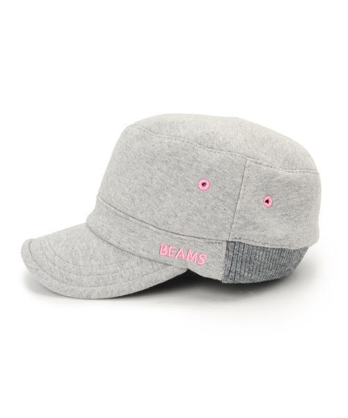 BEAMS(ビームス)の「BEAMS / リブ切替 ワーク キャップ(キャップ・メンズ・ライトグレー/ブラック/オリーブ/ネイビー/チャコールグレー/インディゴブルー・ONE SIZE)」の8枚目の写真