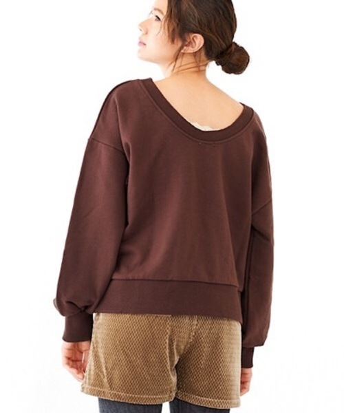 flower（フラワー）の「レディスウェット（スウェット・レディース・グレー/ブラウン/ベージュ・FREE）」の2枚目の写真