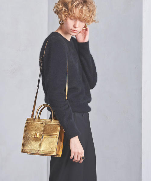 OAD NEW YORK(オーエーディーニューヨーク)の「<OAD NEW YORK>MINI KITZIP SATCHEL バッグ△(ショルダーバッグ・レディース・レッド/ゴールド/ブラック・FREE)」の3枚目の写真