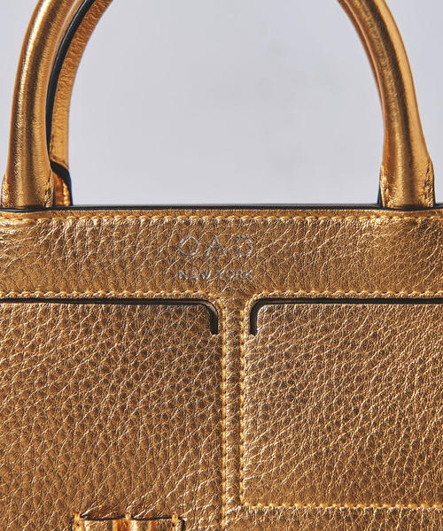 OAD NEW YORK(オーエーディーニューヨーク)の「<OAD NEW YORK>MINI KITZIP SATCHEL バッグ△(ショルダーバッグ・レディース・レッド/ゴールド/ブラック・FREE)」の7枚目の写真