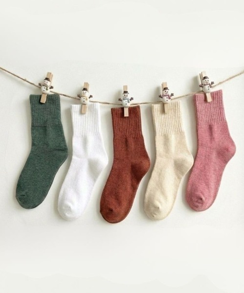 WYTHE（ワイス）の「レディース ソックス ロークルー（5足セット）（ソックス/靴下・レディース・A/B/C/D/E/F/G/H/I/J/K/L・ONE SIZE）」の4枚目の写真