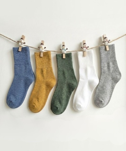 WYTHE（ワイス）の「レディース ソックス ロークルー（5足セット）（ソックス/靴下・レディース・A/B/C/D/E/F/G/H/I/J/K/L・ONE SIZE）」の5枚目の写真