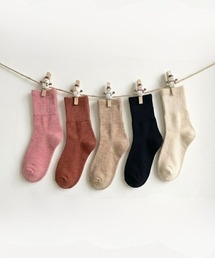 WYTHE（ワイス）の「レディース ソックス ロークルー（5足セット）（ソックス/靴下）」