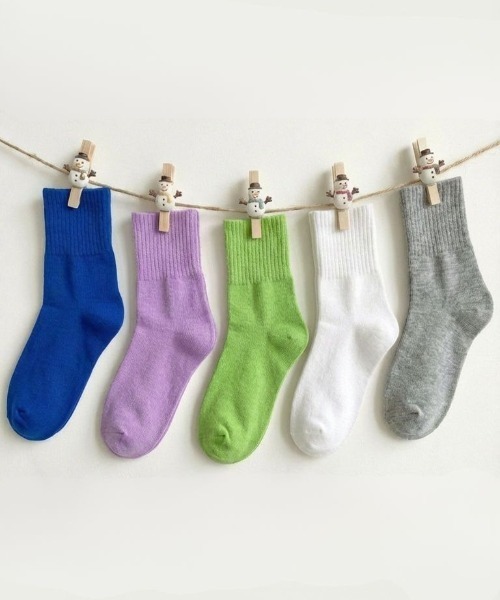 WYTHE（ワイス）の「レディース ソックス ロークルー（5足セット）（ソックス/靴下・レディース・A/B/C/D/E/F/G/H/I/J/K/L・ONE SIZE）」の7枚目の写真