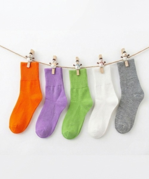 WYTHE（ワイス）の「レディース ソックス ロークルー（5足セット）（ソックス/靴下・レディース・A/B/C/D/E/F/G/H/I/J/K/L・ONE SIZE）」の8枚目の写真