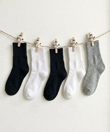 WYTHE（ワイス）の「レディース ソックス ロークルー（5足セット）（ソックス/靴下）」