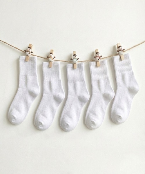 WYTHE（ワイス）の「レディース ソックス ロークルー（5足セット）（ソックス/靴下・レディース・A/B/C/D/E/F/G/H/I/J/K/L・ONE SIZE）」の10枚目の写真