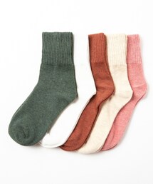 WYTHE（ワイス）の「レディース ソックス ロークルー（5足セット）（ソックス/靴下）」