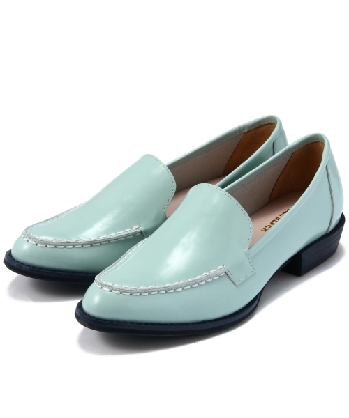 Another Edition(アナザーエディション)の「■AE×ALL/BLACK Loafeman25 ◆(その他シューズ・レディース・ライトブルー/ブラック・37/38/36)」の1枚目の写真