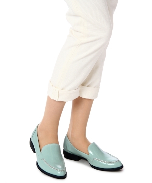 Another Edition(アナザーエディション)の「■AE×ALL/BLACK Loafeman25 ◆(その他シューズ・レディース・ライトブルー/ブラック・37/38/36)」の3枚目の写真