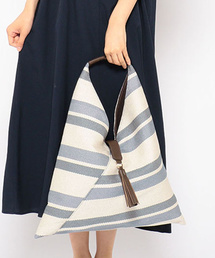 Petit Honfleur | ボーダー雑材トートバッグ(トートバッグ)