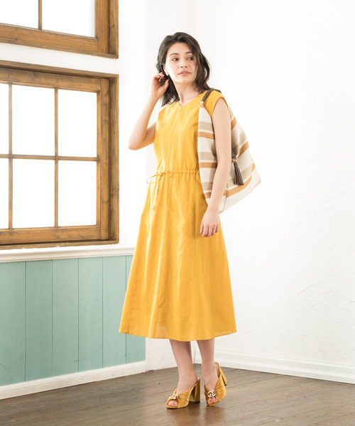 Petit Honfleur（プチオンフルール）の「ボーダー雑材トートバッグ（トートバッグ・レディース・グレー/ベージュ・フリー）」の4枚目の写真