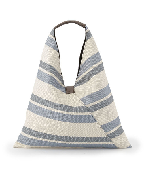 Petit Honfleur（プチオンフルール）の「ボーダー雑材トートバッグ（トートバッグ・レディース・グレー/ベージュ・フリー）」の13枚目の写真