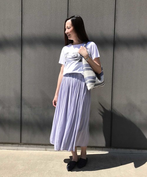 Petit Honfleur（プチオンフルール）の「ボーダー雑材トートバッグ（トートバッグ・レディース・グレー/ベージュ・フリー）」の22枚目の写真