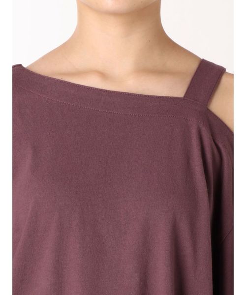 Ungrid（アングリッド）の「ショルダーデザインロングスリーブTee（Tシャツ/カットソー・レディース・ブラック/パープル/オフホワイト・FREE）」の17枚目の写真