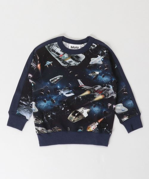 セール 1w19a406 ｽﾍﾟｰｽ柄ﾄﾚｰﾅｰ Tシャツ カットソー Molo モロ のファッション通販 Zozotown