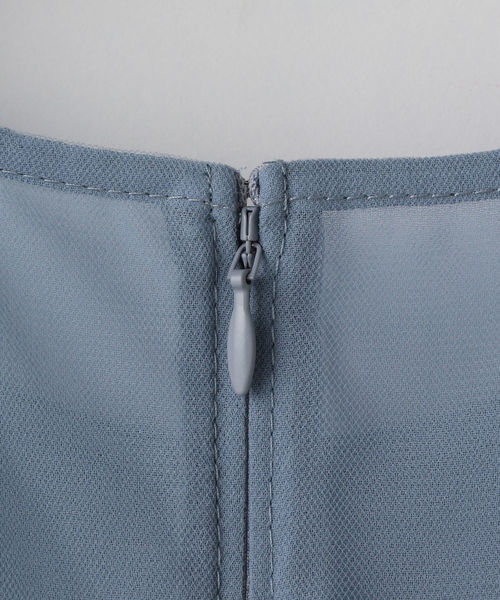 Khaju（カージュ）の「Virca:5分袖レースドレス（ドレス・レディース・ライトブルー/カーキ・ONE SIZE）」の7枚目の写真