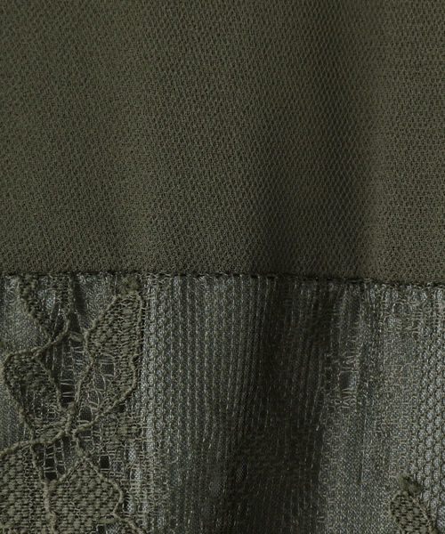 Khaju（カージュ）の「Virca:5分袖レースドレス（ドレス・レディース・ライトブルー/カーキ・ONE SIZE）」の9枚目の写真