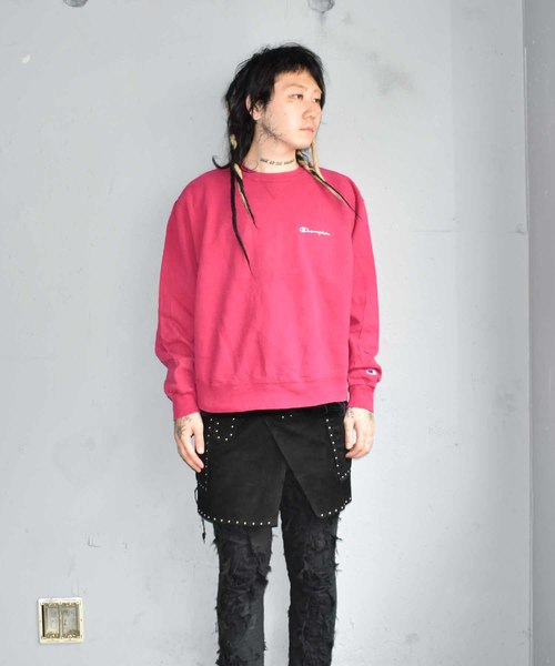 Champion(チャンピオン)の「【ヴィンテージ古着】90's Champion ロゴ クルーネックスウェット(スウェット・メンズ・ピンク・MEDIUM/X-LARGE)」の6枚目の写真