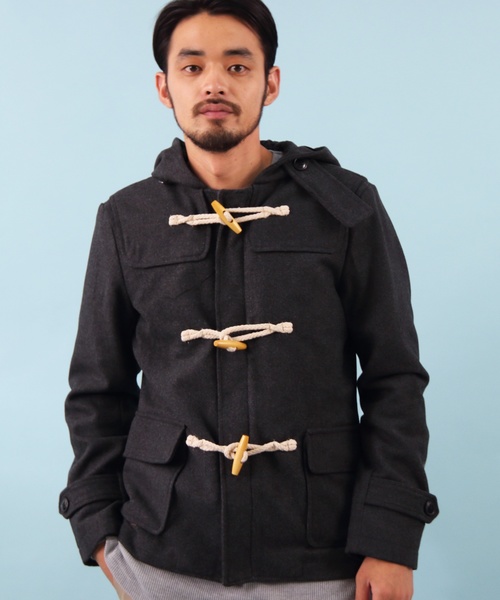 Beautiful Harmony(ビューティフルハーモニー)の「ウール メルトン ダッフルコート(ダッフルコート)」|チャコールグレー