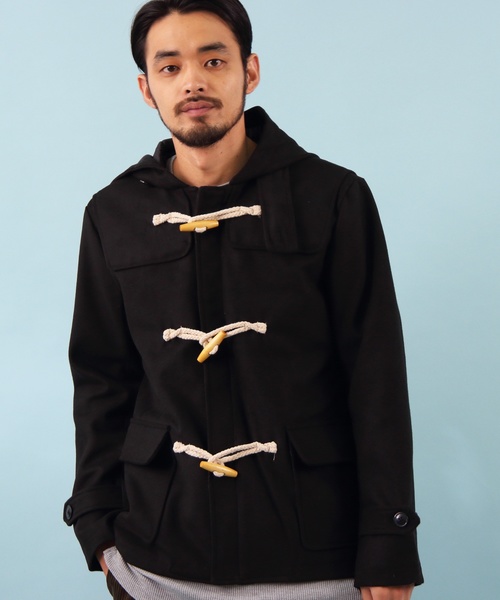 Beautiful Harmony(ビューティフルハーモニー)の「ウール メルトン ダッフルコート(ダッフルコート)」|ブラック