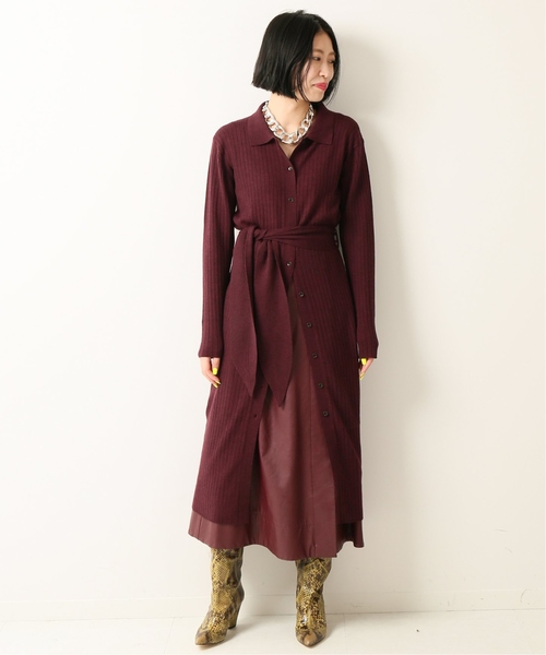 CITYSHOP（シティーショップ）の「エリツキロングカーディガン（カーディガン/ボレロ・レディース・ブルー/ボルドー・FREE）」の9枚目の写真