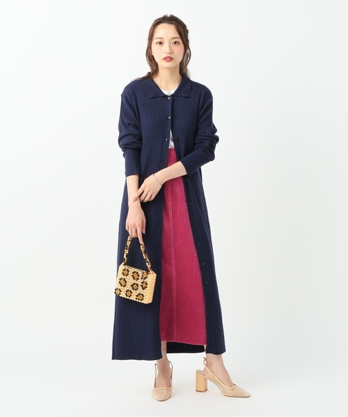 CITYSHOP（シティーショップ）の「エリツキロングカーディガン（カーディガン/ボレロ・レディース・ブルー/ボルドー・FREE）」の22枚目の写真