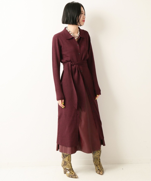 CITYSHOP（シティーショップ）の「エリツキロングカーディガン（カーディガン/ボレロ・レディース・ブルー/ボルドー・FREE）」の21枚目の写真