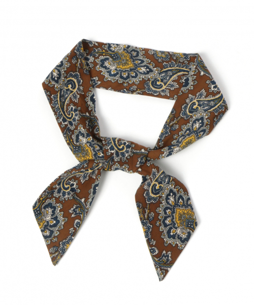 GLOBAL WORK（グローバルワーク）の「チビ柄スカーフ/858386（バンダナ/スカーフ・レディース・ネイビー/ライトグレー/ホワイト/ブラウン/ブラウン系その他6/ブラウン系その他/オフホワイト/ダークブラウン・FREE）」の5枚目の写真