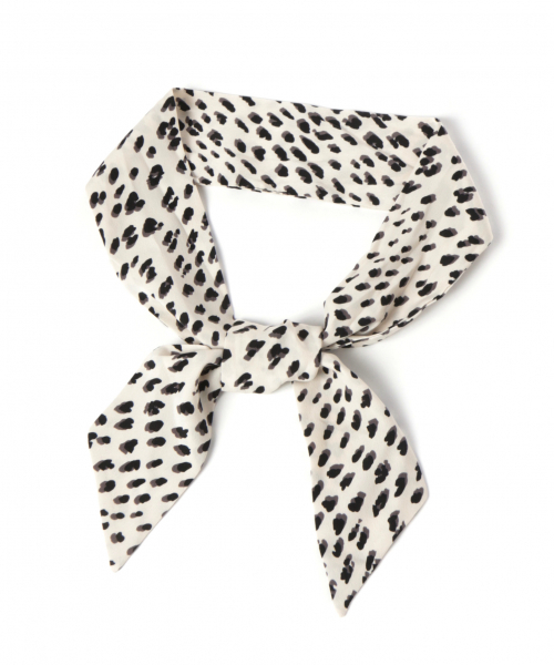 GLOBAL WORK（グローバルワーク）の「チビ柄スカーフ/858386（バンダナ/スカーフ・レディース・ネイビー/ライトグレー/ホワイト/ブラウン/ブラウン系その他6/ブラウン系その他/オフホワイト/ダークブラウン・FREE）」の2枚目の写真