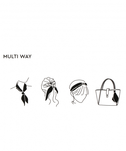 GLOBAL WORK（グローバルワーク）の「チビ柄スカーフ/858386（バンダナ/スカーフ・レディース・ネイビー/ライトグレー/ホワイト/ブラウン/ブラウン系その他6/ブラウン系その他/オフホワイト/ダークブラウン・FREE）」の11枚目の写真