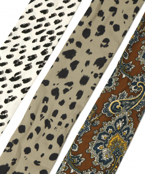 GLOBAL WORK（グローバルワーク）の「チビ柄スカーフ/858386（バンダナ/スカーフ・レディース・ネイビー/ライトグレー/ホワイト/ブラウン/ブラウン系その他6/ブラウン系その他/オフホワイト/ダークブラウン・FREE）」の10枚目の写真