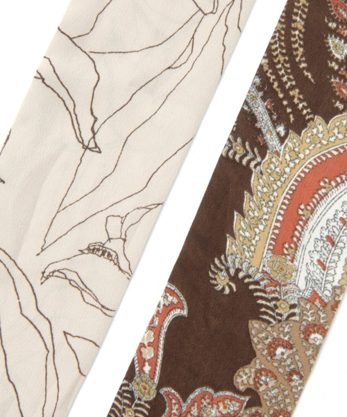 GLOBAL WORK（グローバルワーク）の「チビ柄スカーフ/858386（バンダナ/スカーフ・レディース・ネイビー/ライトグレー/ホワイト/ブラウン/ブラウン系その他6/ブラウン系その他/オフホワイト/ダークブラウン・FREE）」の14枚目の写真