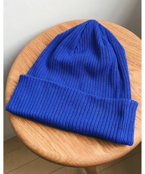 newhattan（ニューハッタン）の「newhattan(ニューハッタン) / オールシーズン マルチウェイ リブ コットンビーニー ニットキャップ（ニットキャップ/ビーニー・レディース・ホワイト/ブラック/ネイビー/レッド/ダークグレー/杢グレー/バーガンディー/ロイヤルブルー/ダークブラウン/オリーブ/カーキ・FREE）」の9枚目の写真